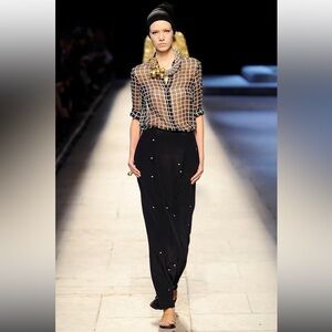 New with tags dries van noten silk window pane pattern camisole. Size 8.